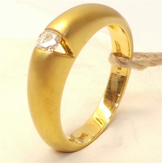 Ring Salvini Woman in Yellow Gold Diamante 0.16 Ct N64269T-15 - N64269T-15